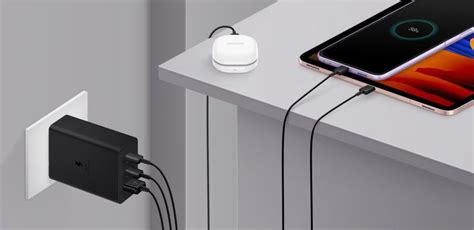 Buy Samsung 65 W Adapter, Superfast charger, triple Ports 1 USB A, 2 ...