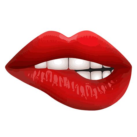 Biting Lips SVG, PNG, PSD, DXF, JPG Files | Craftpi