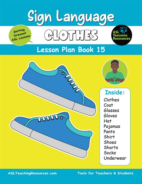 Clothes in Sign Language - ASL Teaching Resources