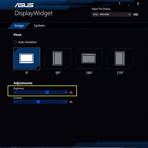 Image result for Brightness Menu Monitor