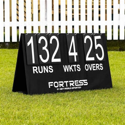 FORTRESS Portable Cricket Scoreboard | Net World Sports
