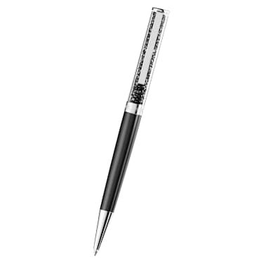 Crystalline ballpoint pen, Black, Black lacquered, Chrome plated ...