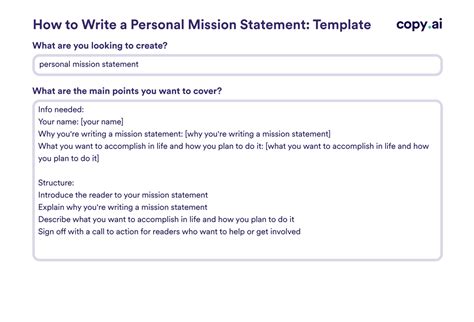 Image result for Personal Mission Statement Examples