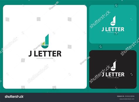 J Letter Logo Design Template Stock Vector (Royalty Free) 2535223939 | Shutterstock