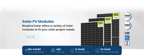 Solar Pv Module – Bluebird Solar