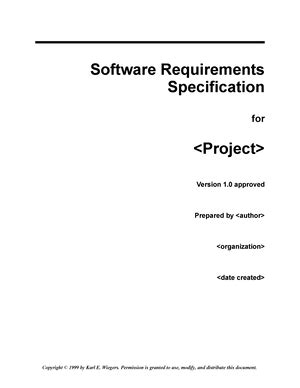 Project File Format - Order of the contents 1. Title page 2 ...