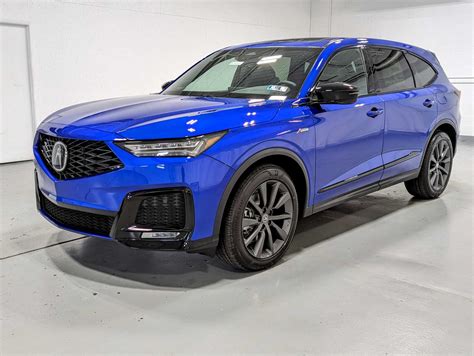 New 2025 Acura MDX w/A-Spec Package in Apex Blue Pearl | Greensburg, PA | #A04165