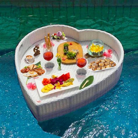Buy Floating Pool Table Makes - Thai Floating Tray for Pool - Rattan ...