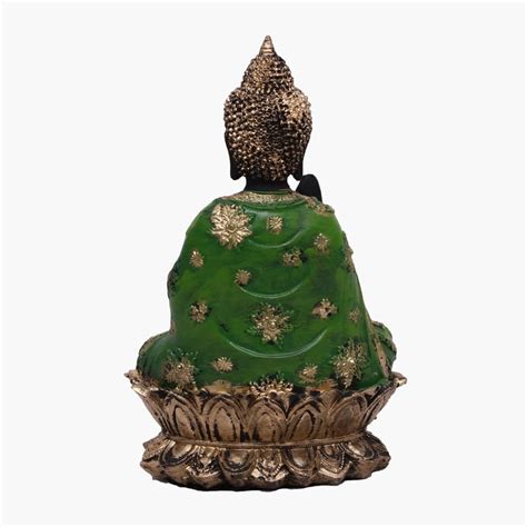 Buy VEDAS Mystical Indian Polyresin Buddha of Flower Figurine from ...
