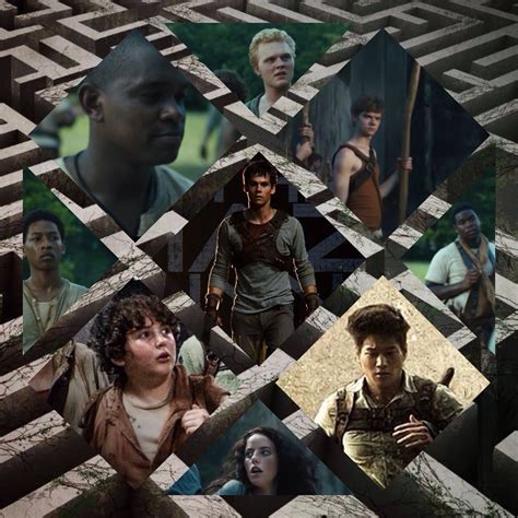 The Maze Runner Thomas, Teresa, Gally, Newt, Alby, Minho, Chuck, Fry ...