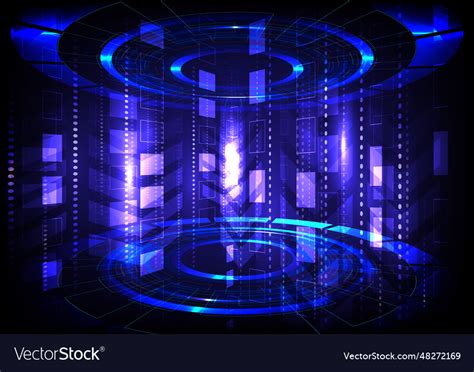 Abstract Technology Vector Circle 的图像结果