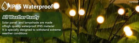 Homehop Solar Light Outdoor Home Waterproof 8 Led Crystal Ball ...