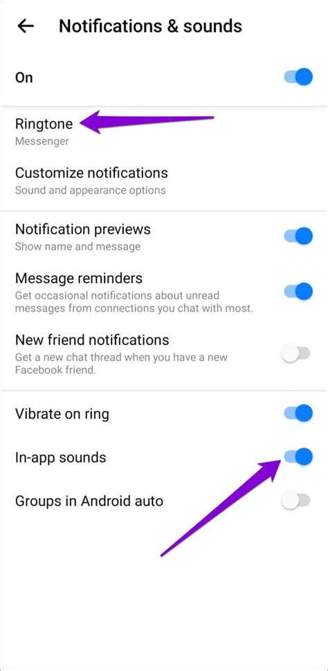 Image result for Messenger Notification Sound On