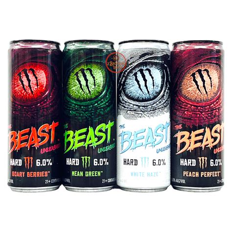 Monster The Beast Unleashed Hard Seltzer 4Pk Bundle 12oz Cans ...