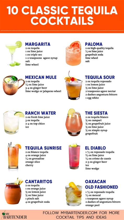 Top 30 Tequila Cocktails of All Time | Recipe | Bartender drinks ...