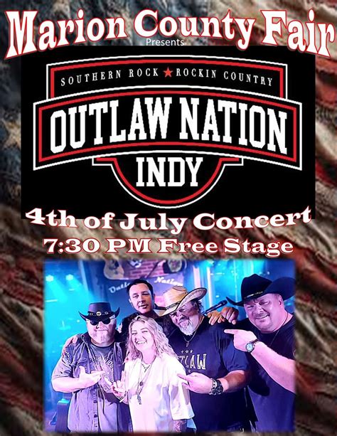 Marion County Fair presents Outlaw Nation Indy, Marion County ...