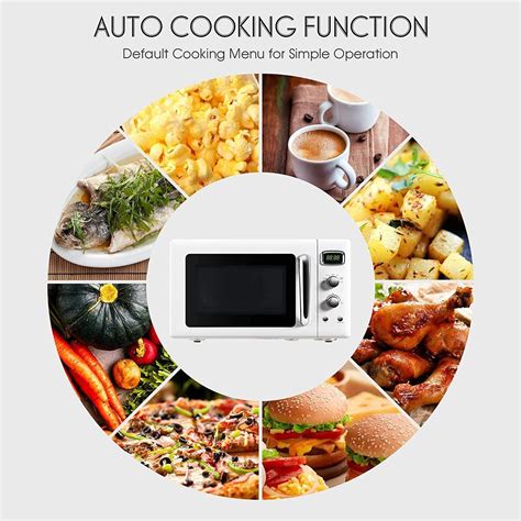Buy MEDIMALL 0.9Cu.ft Retro Countertop Microwave Oven, 900W Digital ...