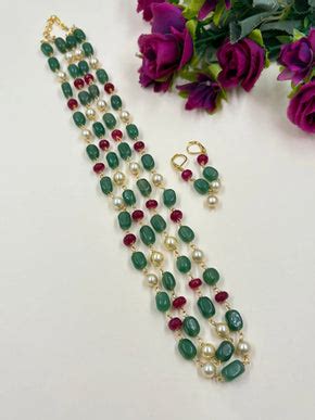 Buy Beads Jewellery | Largest Women's Beads Necklace Collection Online ...