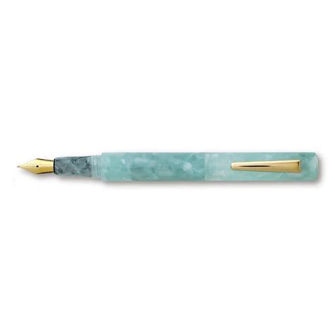 Mint Marbled Pocket Fountain Pen – The Paper Company India
