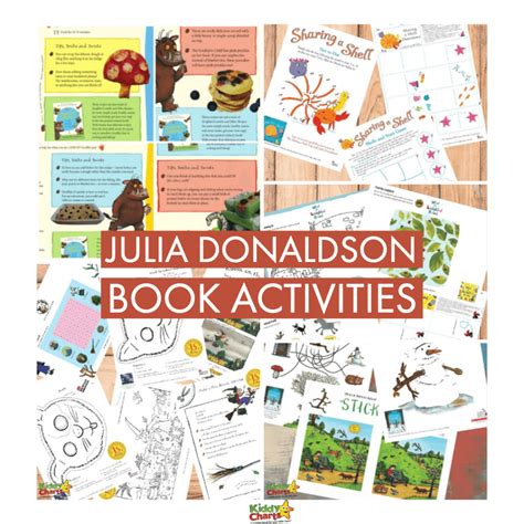 Julia Donaldson book activities - The Gruffalo and more... | KiddyCharts