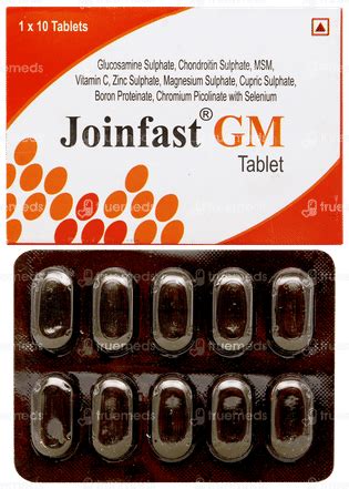 Joinfast Gm Tablet 10 - Uses, Side Effects, Dosage, Price | Truemeds