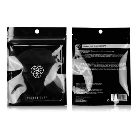 PAC Pocket Puff | Black Triangular Powder Puff
