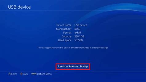 Cannot Format USB Storage Device PS4 的图像结果