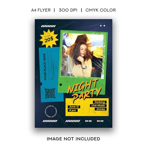 Night party flyer | Premium PSD