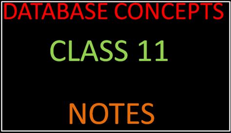 Image result for Database Concepts Class 11 Project
