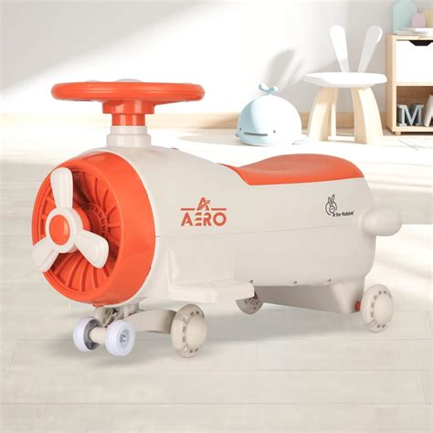 Buy R for Rabbit Iya Iya Aero Kids Swing Car, Scratch Free PU LED ...