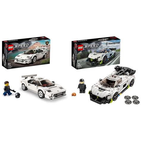 Buy LEGO76908 Speed Champions Lamborghini Countach, Race Car Toy Model ...