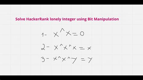 Image result for Lonely Integer HackerRank Solution
