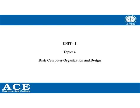 5. U-I. Instruction Codes & Computer Registers Overview - Studocu