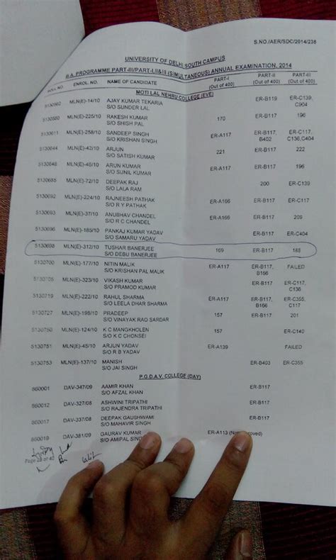 [Resolved] Delhi University — Wrong Result-DU declare me Absent while i ...