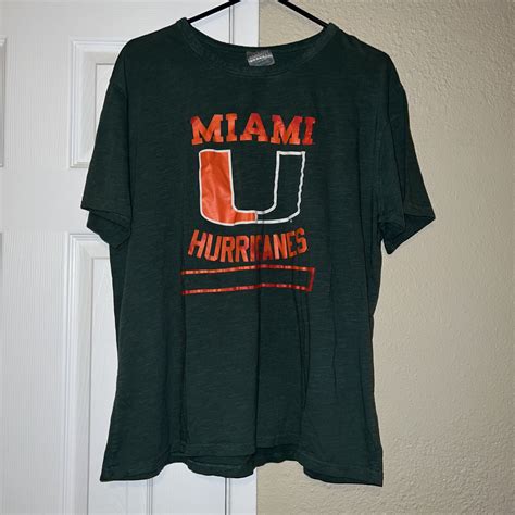 Mens University of Miami Hurricanes t shirt size XL ( pro edge knights ...