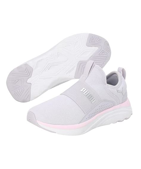 Buy Puma Girls SOFTRIDE Sophia Slip On Junior Spring Lavender-Silver ...