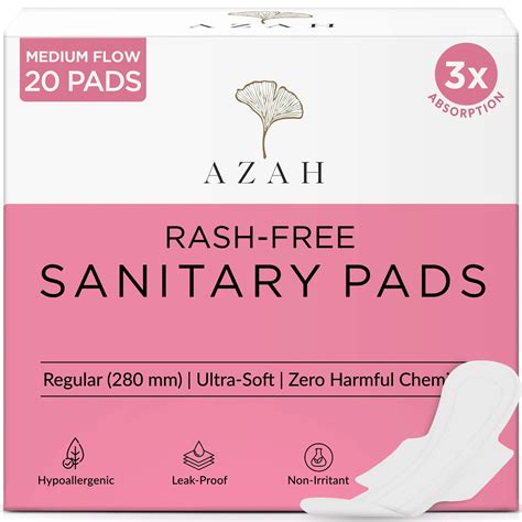 Buy Azah Rash-Free Sanitary Pads Online | Leak-Proof Period Pads for Women