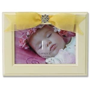 Lawrence Frames 4 by 6-inch Yellow Wood Picture Frame with Yellow ...