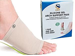 Buy OAN Unisex Flat Arch Support Sock With Comfort Gel Pad, Arch Brace ...