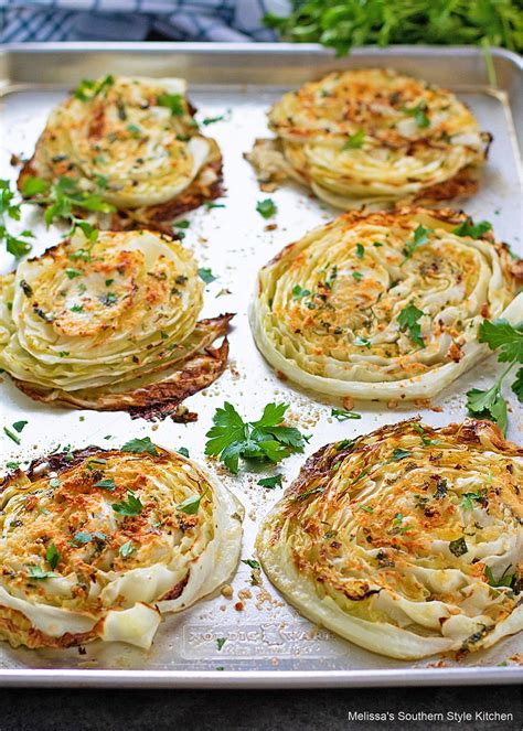 Oven Roasted Cabbage Steaks - melissassouthernstylekitchen.com
