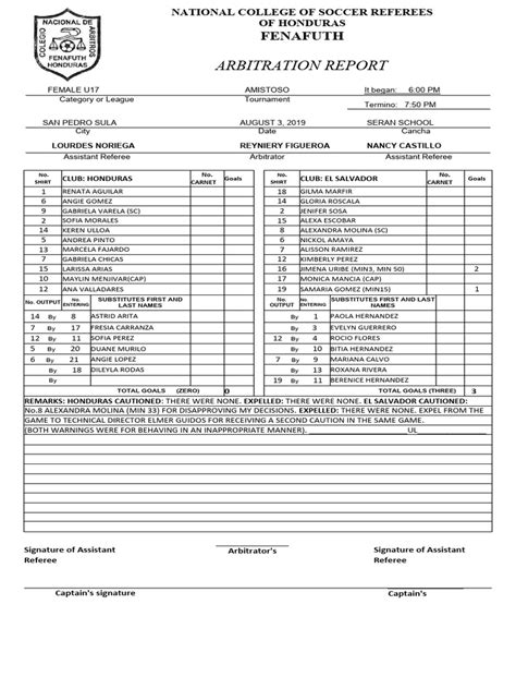 Whole Game System Referee Reporting 的图像结果