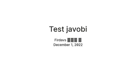 Test javobi — Teletype