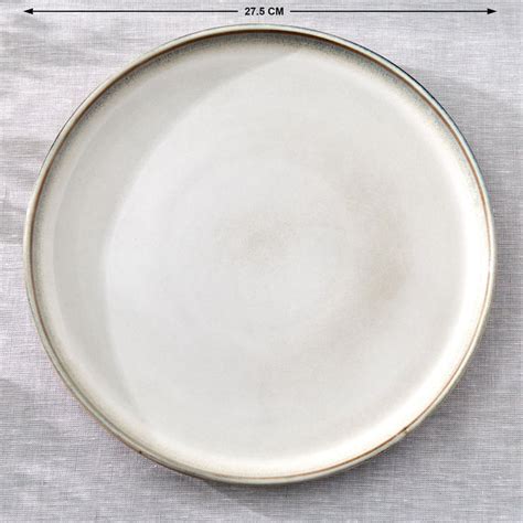 Buy Cerradura Moss Stoneware Dinner Plate - 27.5cm from Home Centre at ...