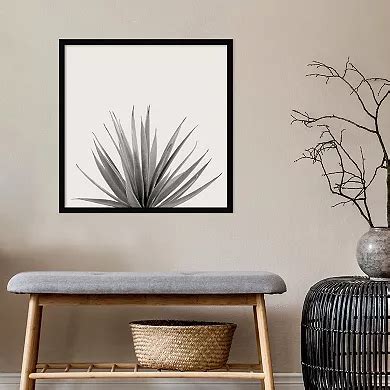 Amanti Art Haze Agave Succulent Framed Wall Art