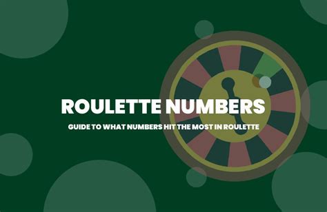 most common numbers hit in roulette - Download it from most common ...