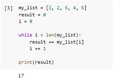 Image result for Sum for Loop Python