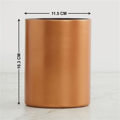 Buy Cresta Orange Solid Stainless Steel Utensil Holder from Home Centre ...