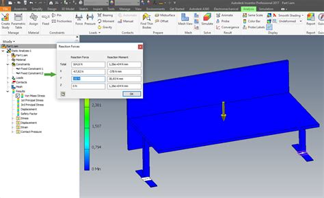 Image result for Autodesk Inventor Reaction Forces