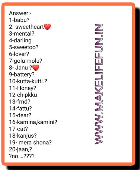 WhatsApp Dare Games with Answers, (व्हाट्सएप डेयर गेम्स विद आंसर) 1,2,3 ...