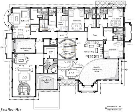 Luxury Mansion Floor Plans Dimensions